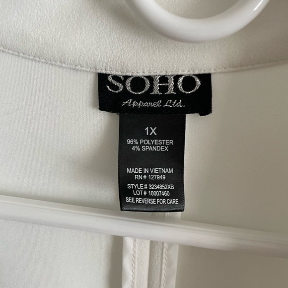 Plus 1x, (fits14-18 comfortably) stretch, 3/4 bunched sleeve, work, professional - Picture 3 of 5